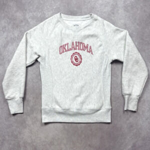 The University of Oklahoma Pro Edge Campus Classics Sweatshirt Gray Womens Small